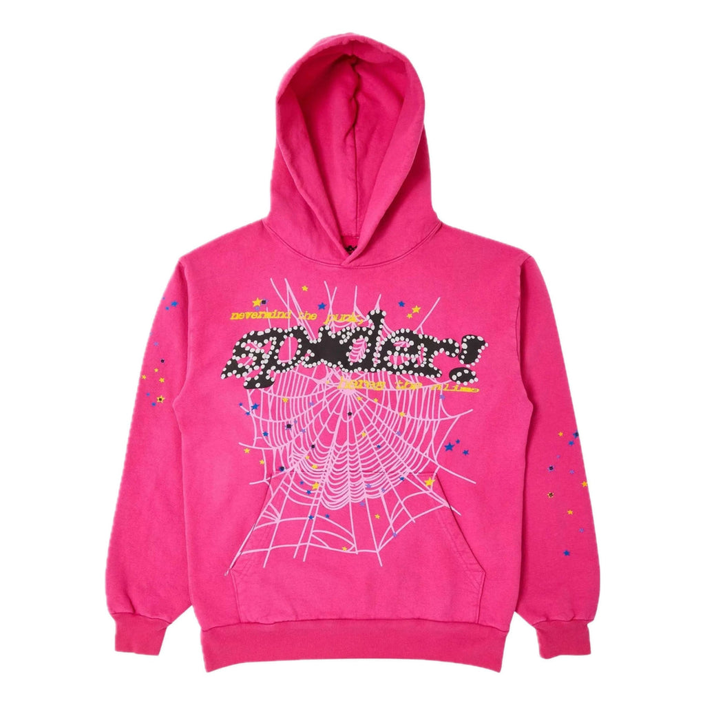 SP5DERSp5der P*nk V2 Hoodie 'Pink