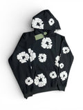DENIM TEARS HOODIE BLACK