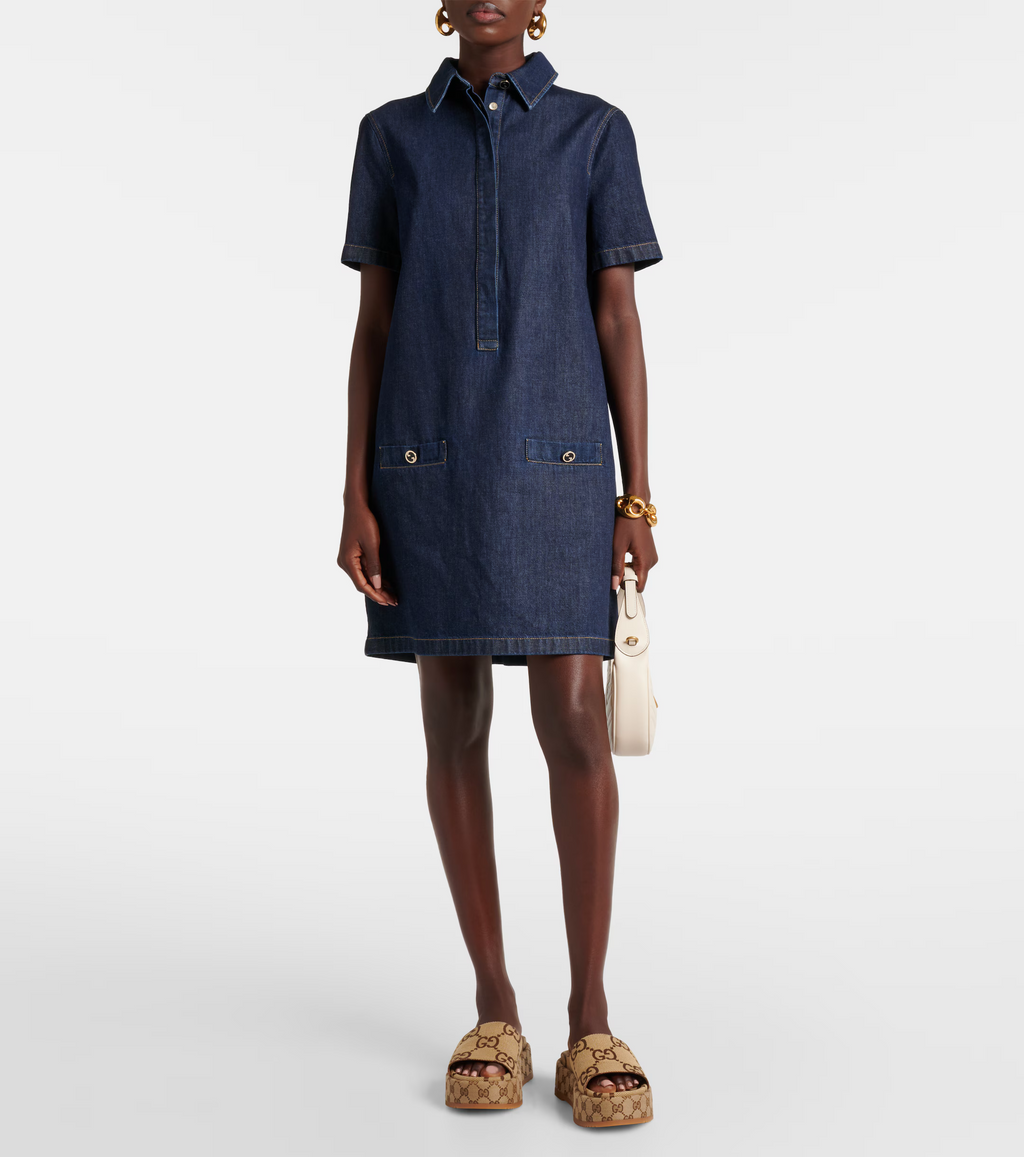 GUCCI GG Maxi canvas platform slides