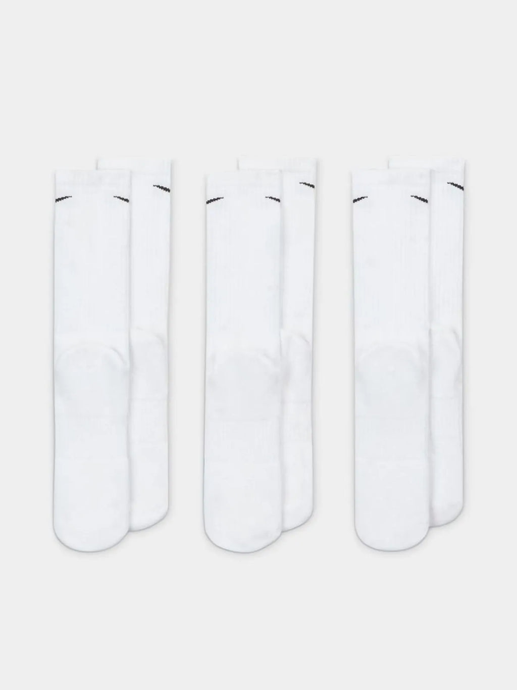 Nike Everyday 3-Pack White Crew Socks