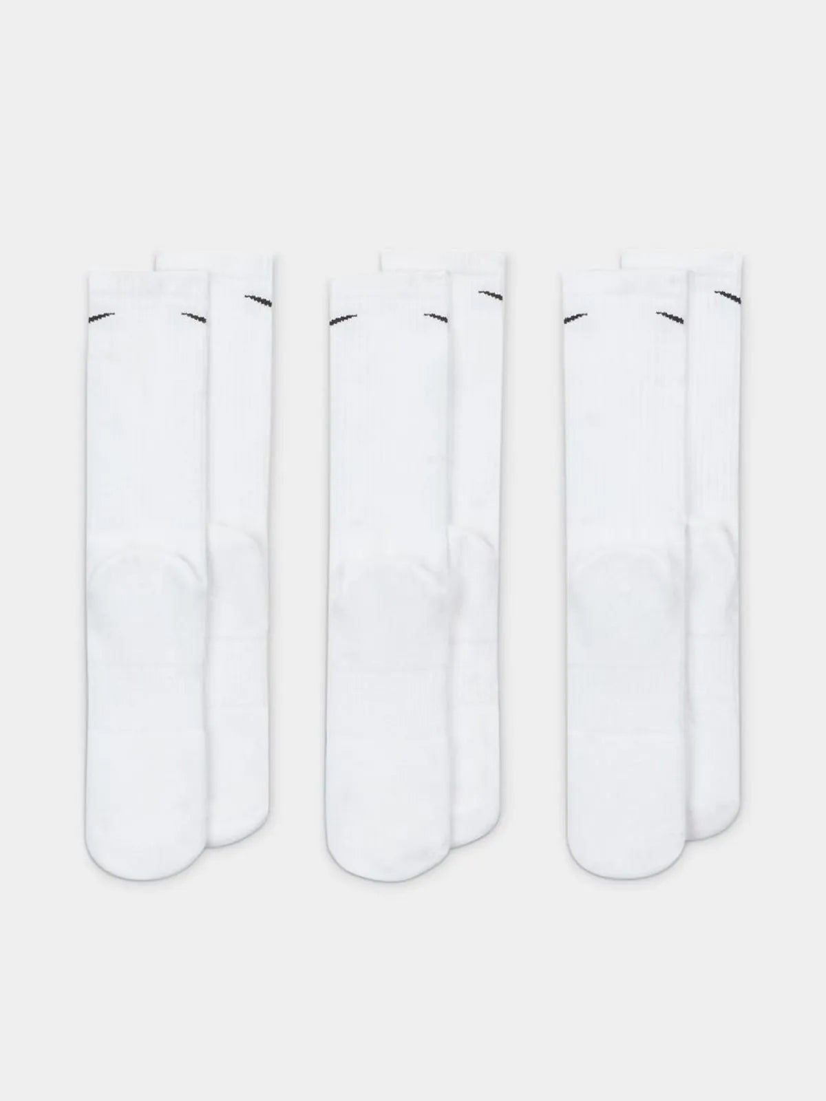 Nike Everyday 3-Pack White Crew Socks