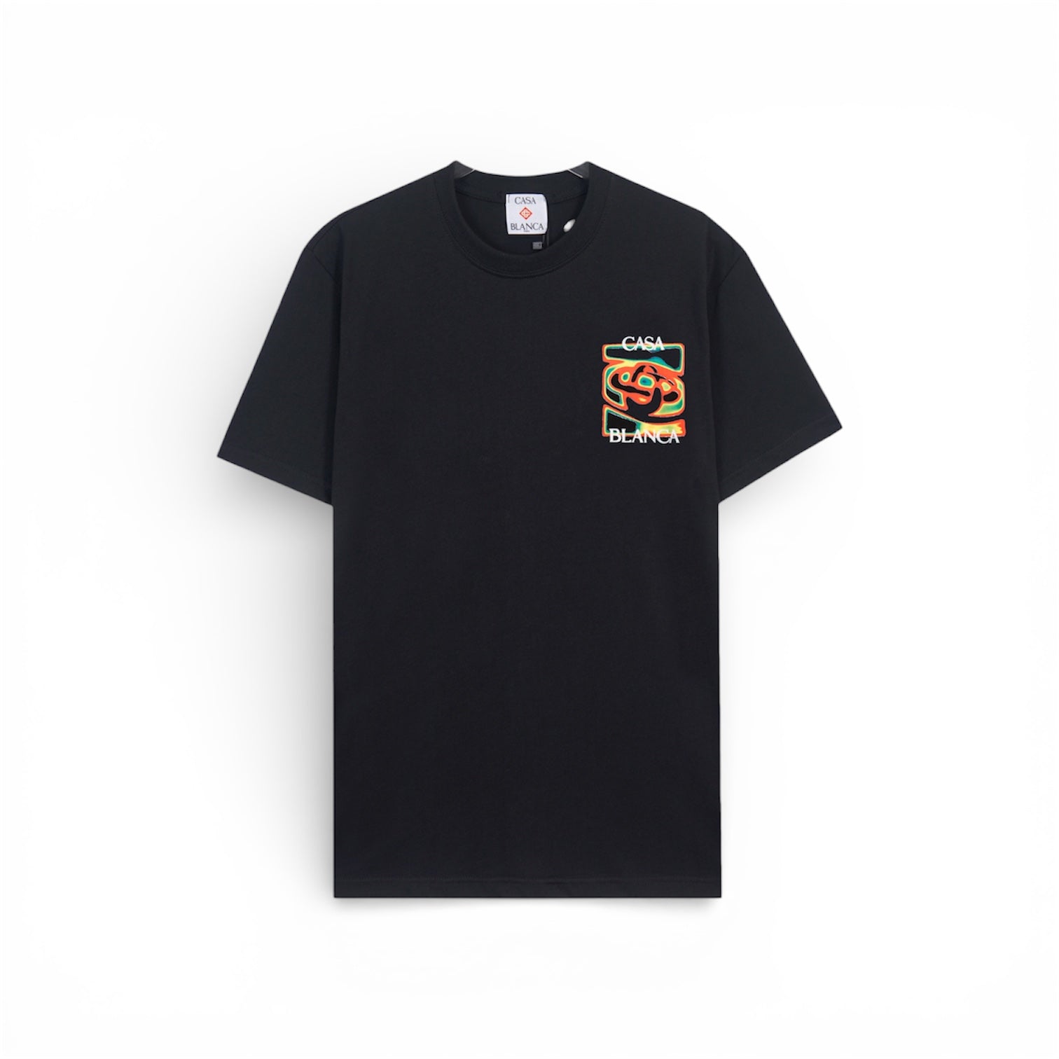 CASABLANCA HEAT MAP CLASSIC T-SHIRT BLACK