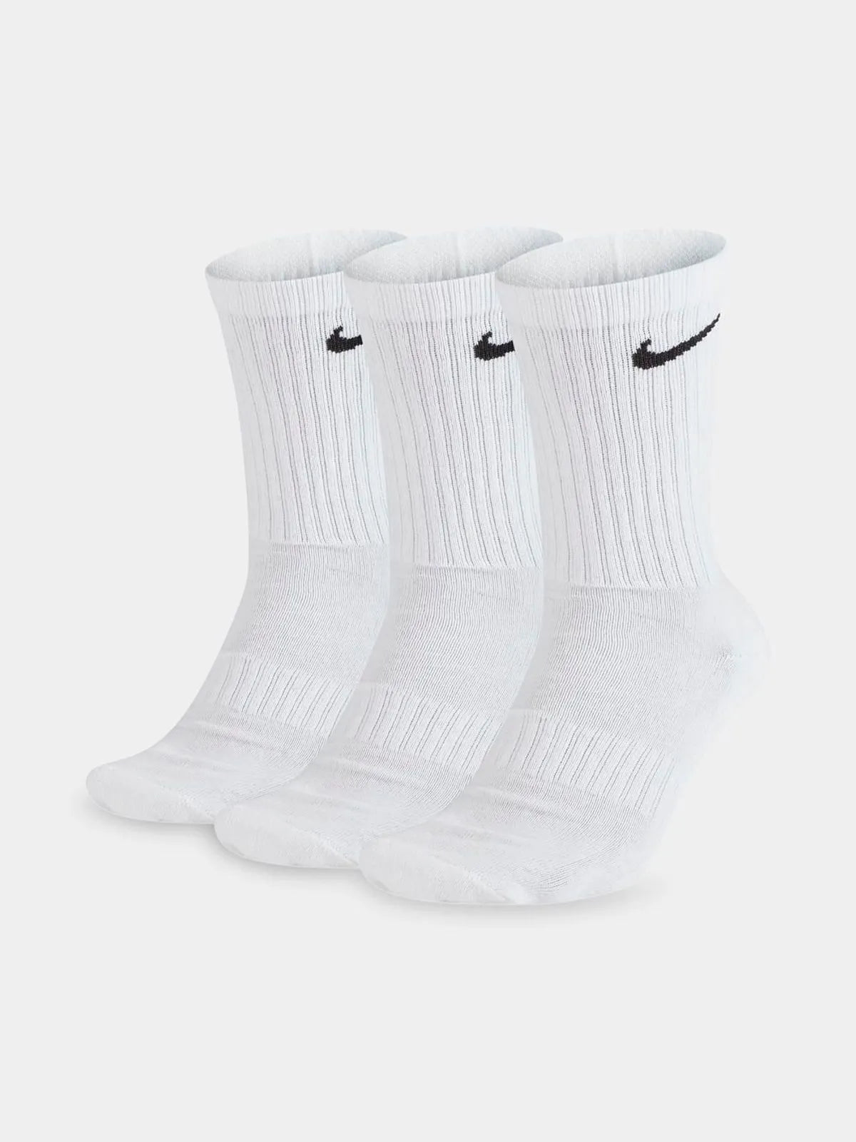 Nike Everyday 3-Pack White Crew Socks