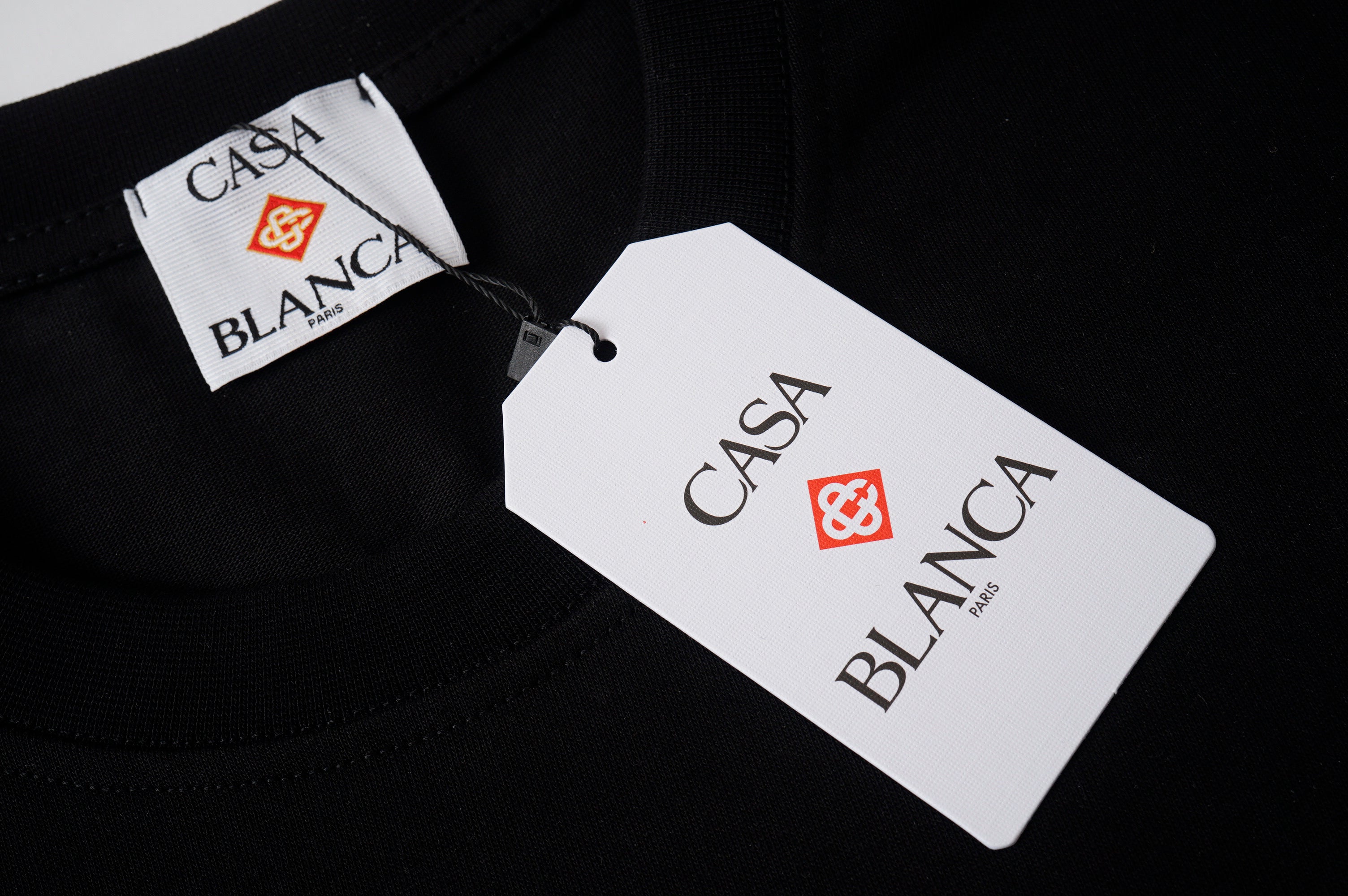 CASABLANCA HEAT MAP CLASSIC T-SHIRT BLACK