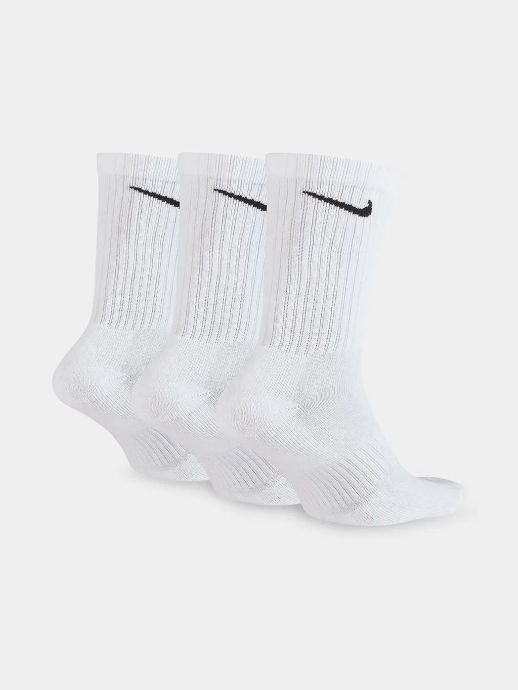 Nike Everyday 3-Pack White Crew Socks