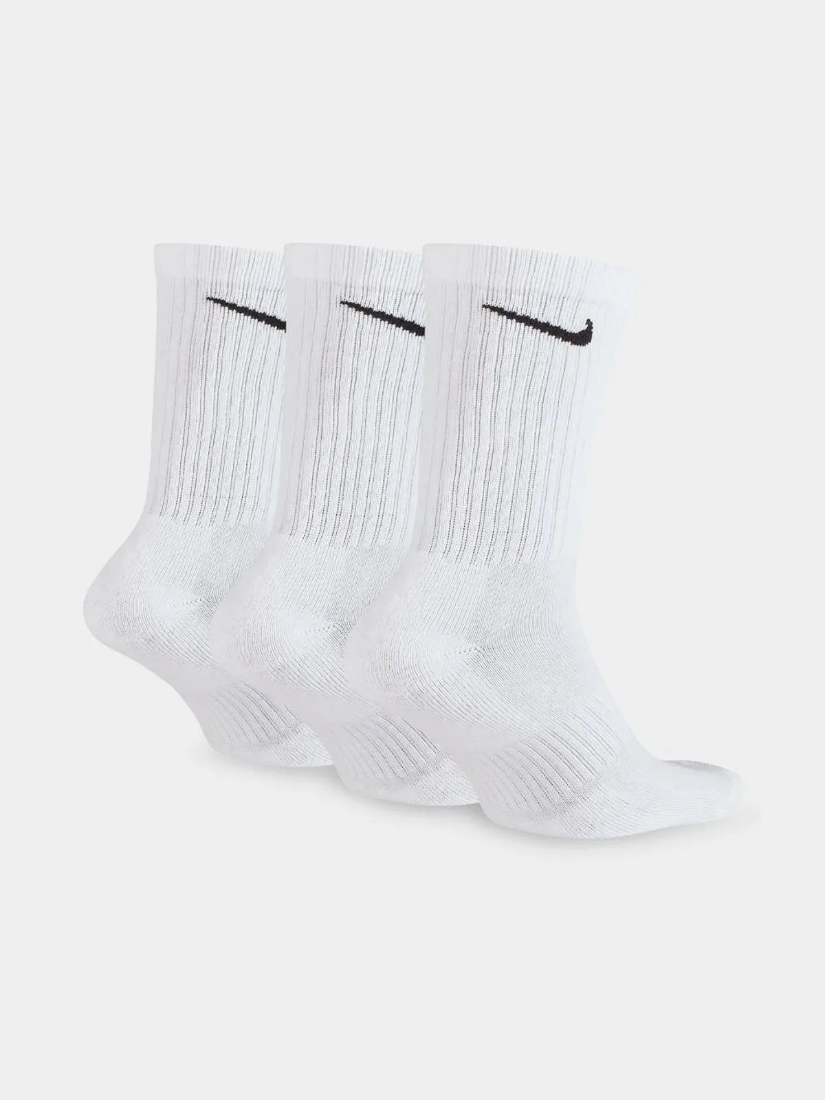 Nike Everyday 3-Pack White Crew Socks