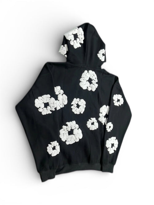 DENIM TEARS HOODIE BLACK
